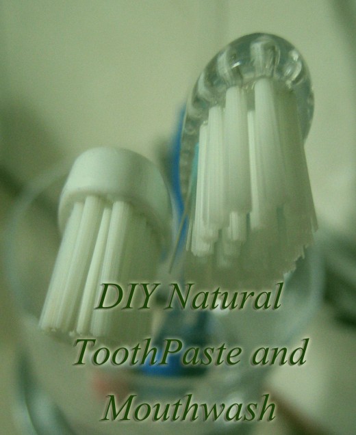 DIY toothpaste and mouthwash recipes
