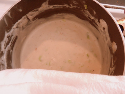 Tip: The Bechemal sauce should not be white. Keep cooking until it's at least golden.