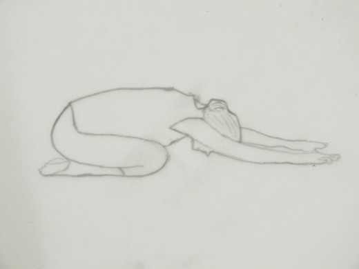 Exercise in half-kneeling position