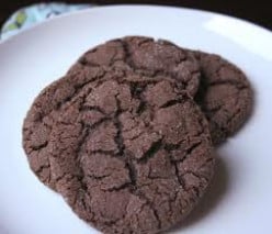Four Ingredient Chocolate Hazelnut Cookies