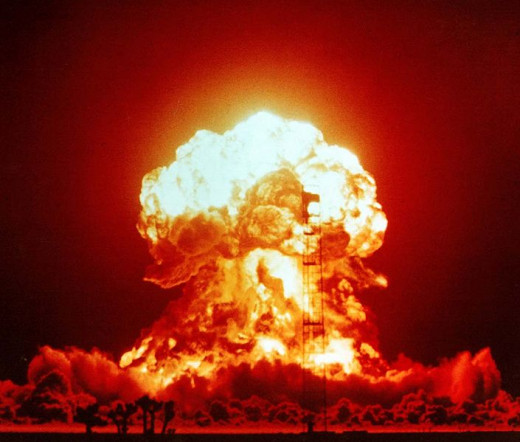 More energy is released in nuclear explosions than chemical ones