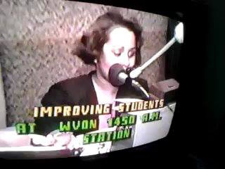 Me Hosting on WVON Radio, Chicago early 90's the night of the Rodney King verdict