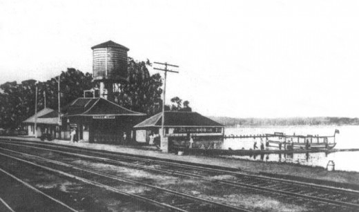 Cedar Lake Depot in its Heyday