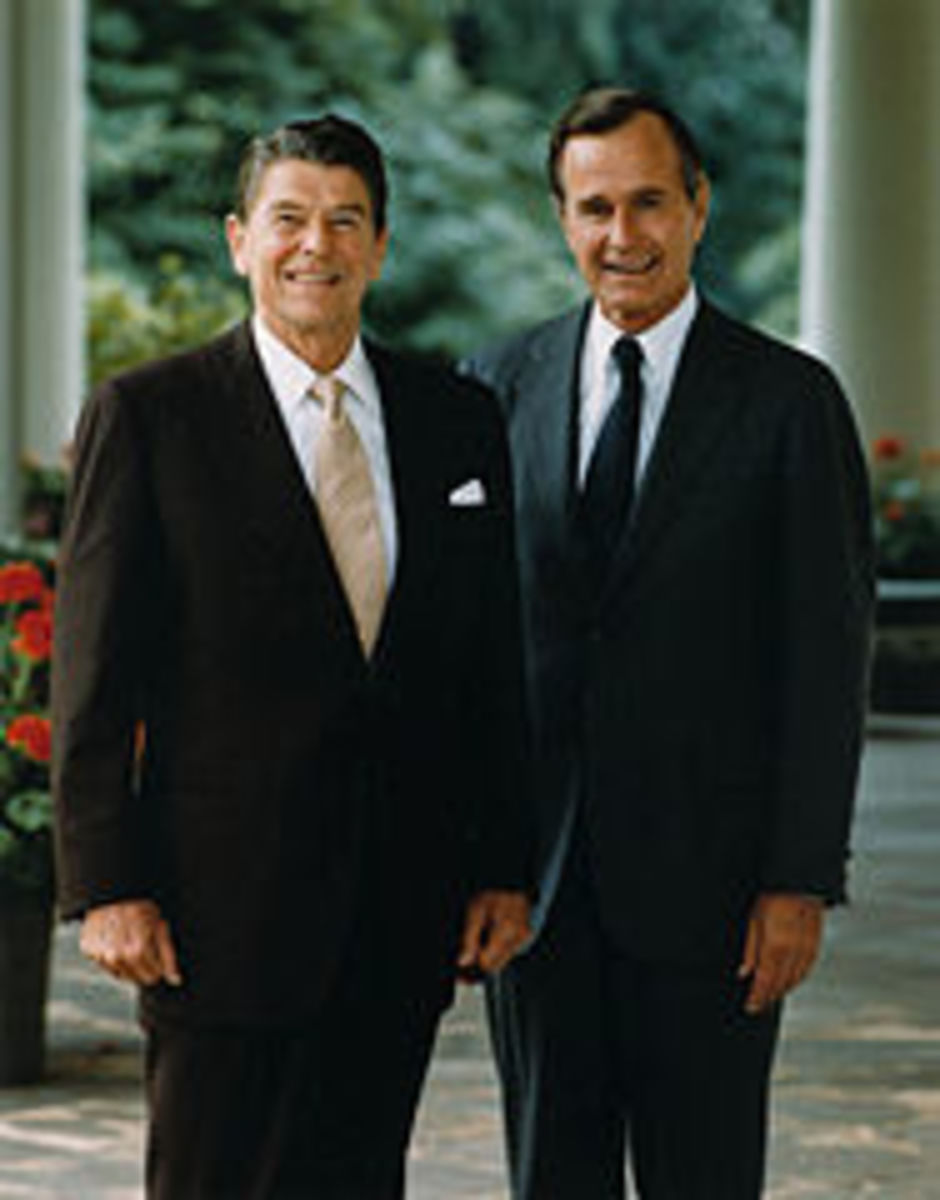 Official Portrait of President Reagan and Vice-President Bush, 1981