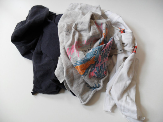 Reuse old t shirts.