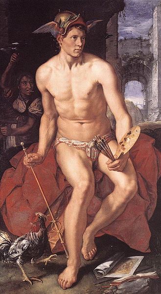 Mercury by Hendrick Goltzius