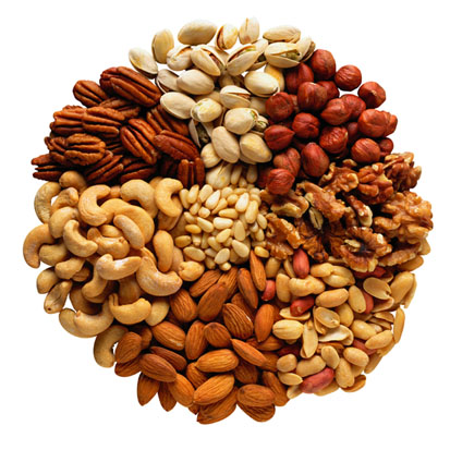 A beautiful array of nuts.