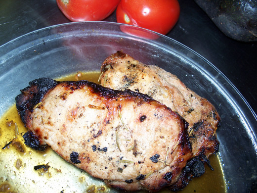 Maple Marinated Pork Chops