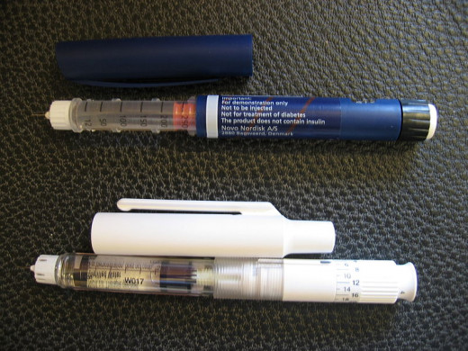 Diabetes - Insulin Pen  Picture taken by PerPlex. Creative Commons Attribution/Share-Alike License