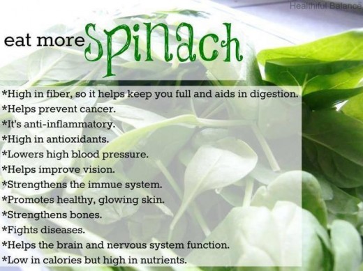 The benefits of spinach
