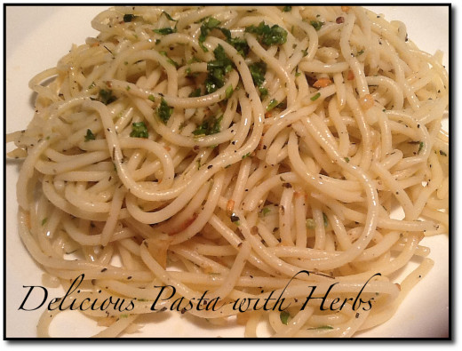 A Herb Infused Pasta 