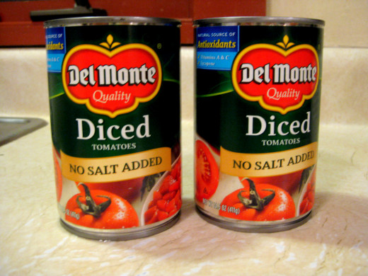DICED TOMATOES NO SALT