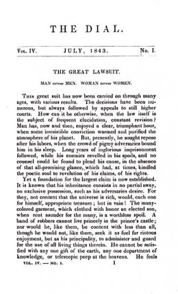 Essay on transcendentalism