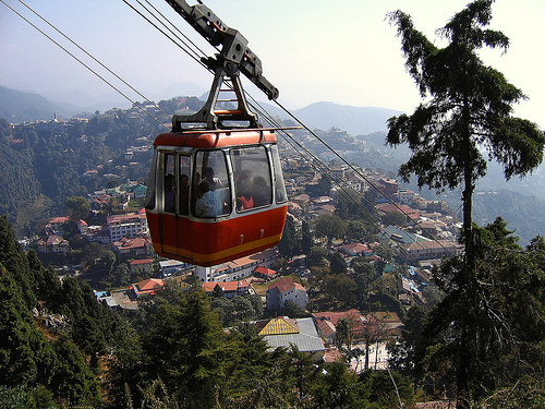 Cable car in Mussoorie