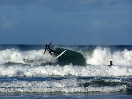 Newquay Beaches, Cornwall: Fistral Beach is where you will find top surfers and surfing contests