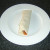 Leftover turkey, watercress salad and sweet chilli sauce tortilla wrap