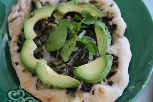 Why not top your pizza with avocado slices?