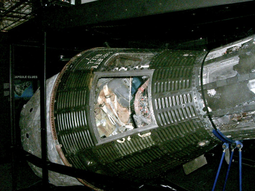Gus Grissom's Mercury MR-4 Capsule was lost at sea 