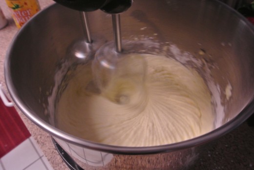 Mix icing; add in milk if you would like a thinner consistency.