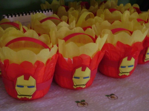 Iron Man Cupcakes