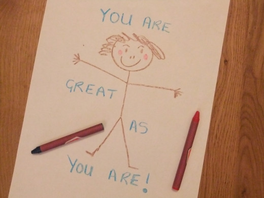 You are great as you are..