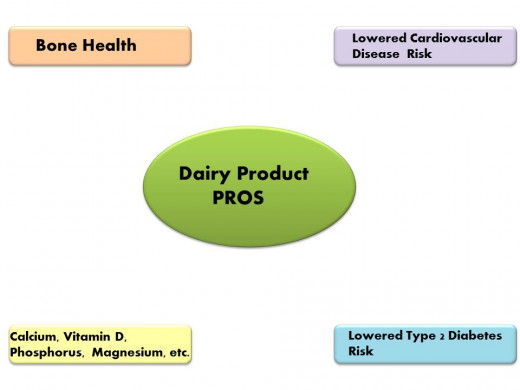 The positive attributes linked to dairy food consumption. 