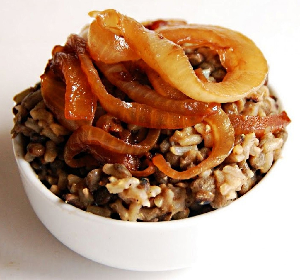 Mujadara Recipes Authentic Lebanese Mujadara with Rice, Lentils