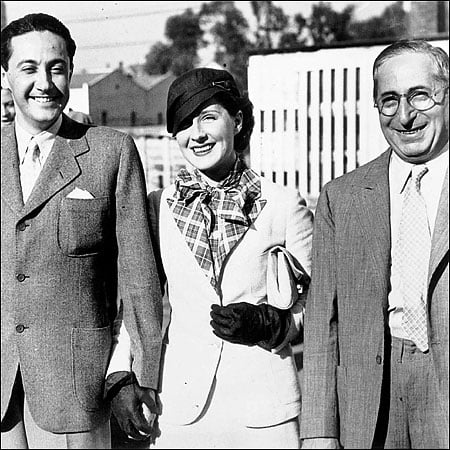 Irving Thalberg, Norma Shearer and Louis B Mayer