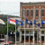 Flags in downtown Hannibal Flags in downtown Hannibal