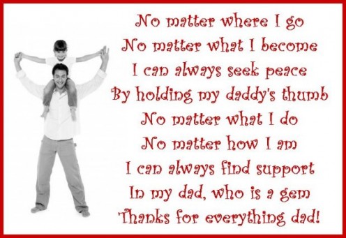 Thank you messages for dad: Poems and quotes to write on a Thank You card for your father Thank you messages for dad: Poems and quotes to write on a Thank You card for your father