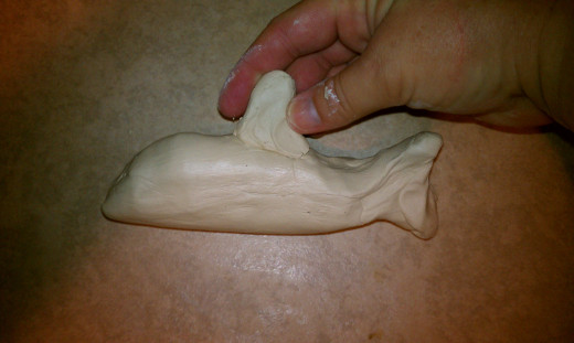 If you aren't sure how to attach pieces of clay, visit my hub on "How to Use Real Clay."