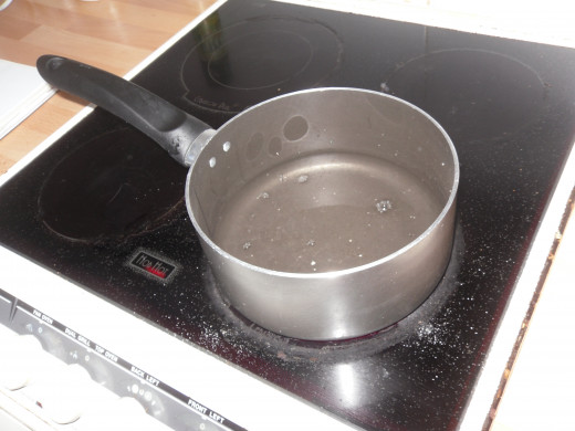 Boil one mug-full of water