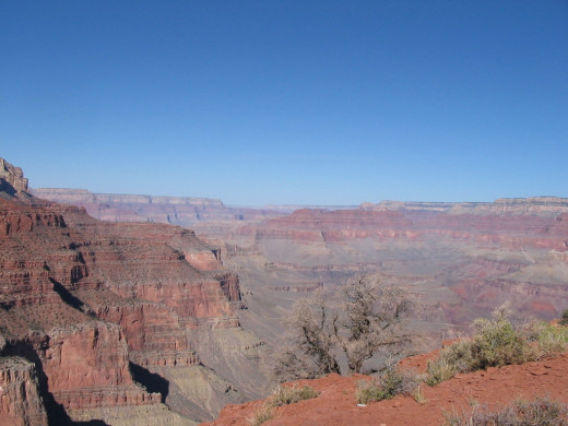 One of many gorgeous views of the Grand Canyon