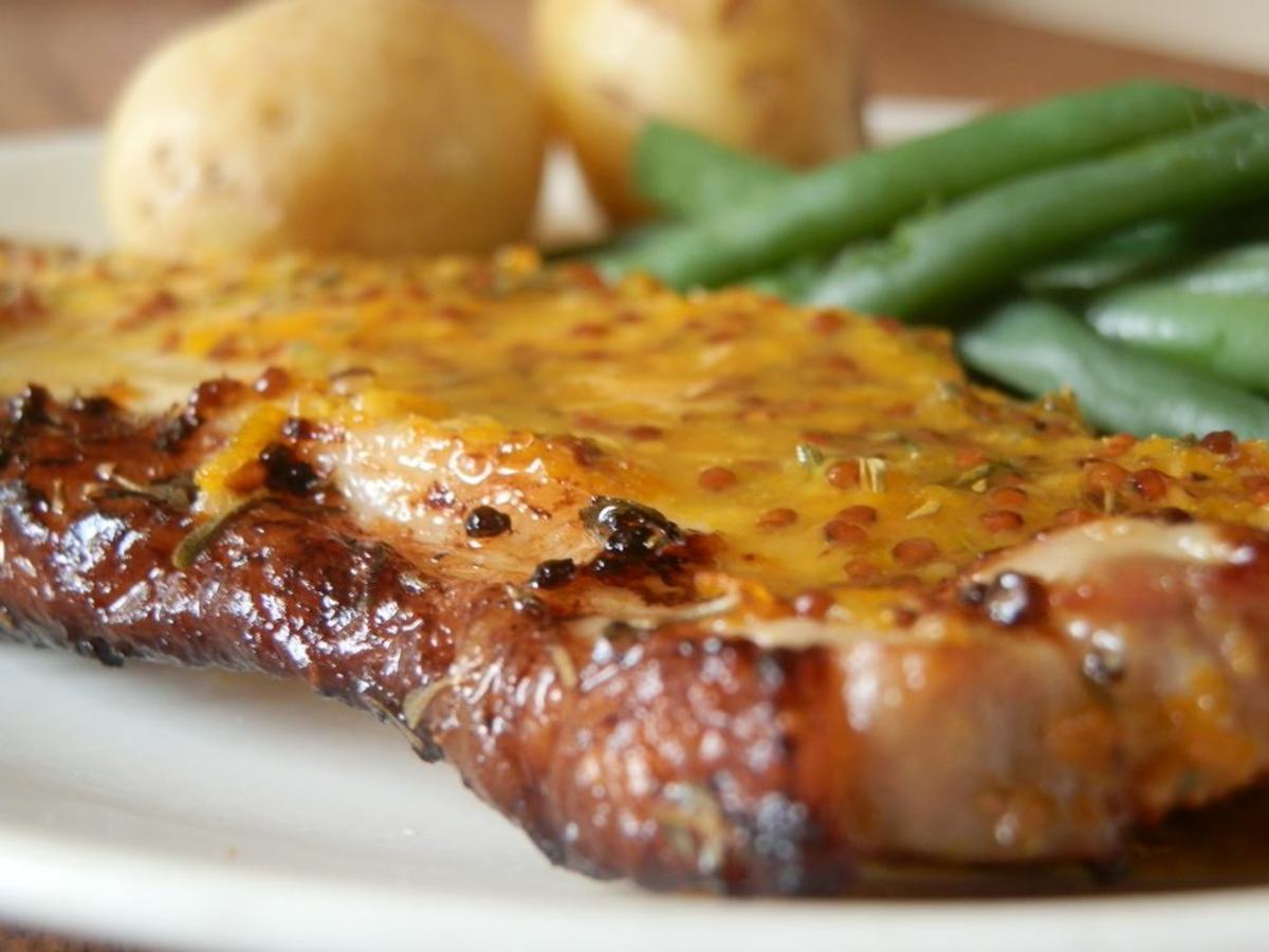 Honey Mustard Pork Chops Recipe - Delicious, Quick and Easy | Delishably