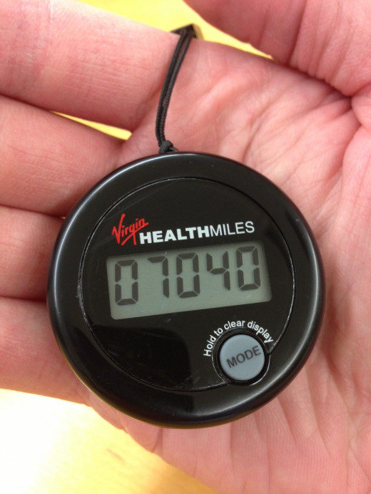 By walking to the train and getting off a few stops early, I arrive at work every day already around 7,000 steps.