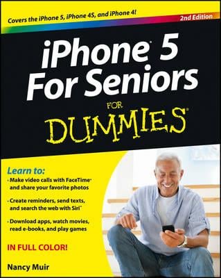 iPhone 5 for seniors for dummies cover