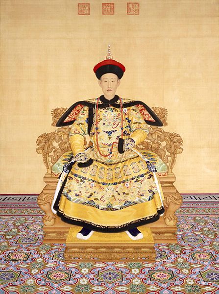 The Qianlong Emperor of China, whose interest in Western civilization led to closer ties as well as the building of several western style fountain works and mansions.