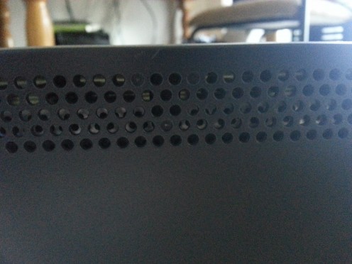 Filled holes denote tabs