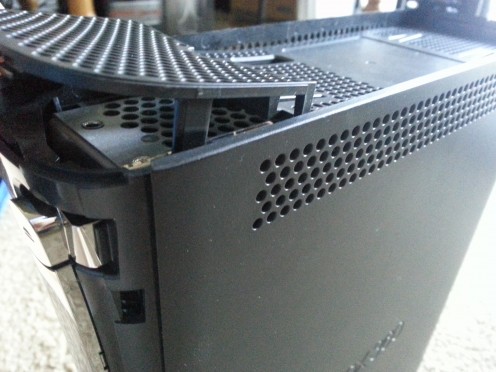 Removing the side vent