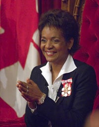 Her Excellency the Right Honourable Michaëlle Jean; Governor General of Canada.