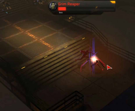 Marvel Heroes use low level Daredevil powers - Jumping Strike