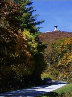Approaching Brasstown Bald, Georgia.