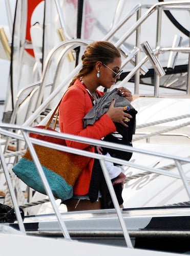 Beyoncé with daughter Blue Ivy