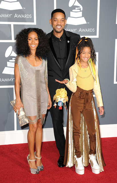 Will and Jada Smith with daughter Willow