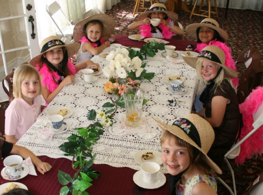 A Tea Party Themed Birthday for Little Girls
