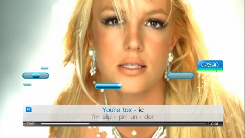 Britney Spears on Singstar