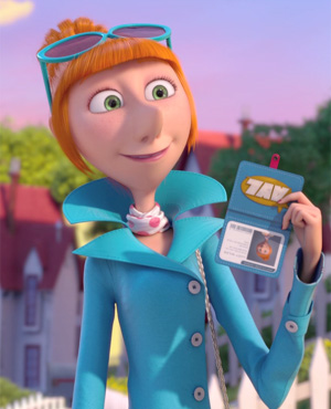 Kristen Wiig as Lucy Wilde in Despicable Me 2