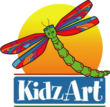 The Kidz Art Logo is bright,cheerful and imaginative