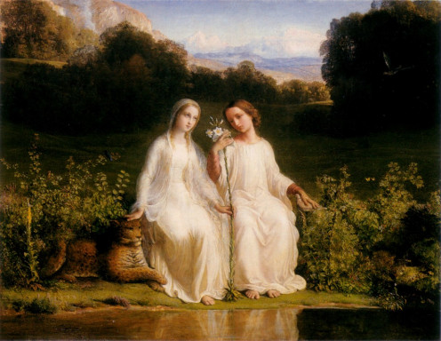 Sweet and tender mother