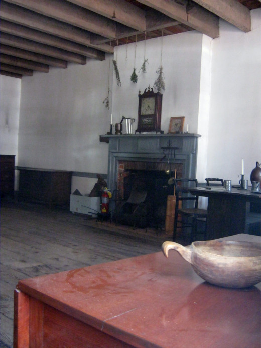 Fireplace of the original capital building